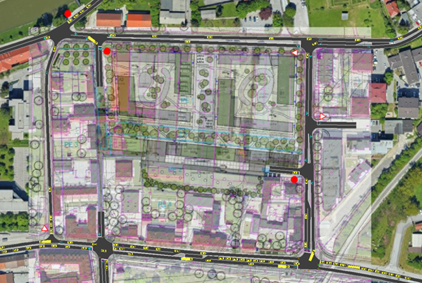 Prometna študija in mobilnostni načrt OPPN Novi center v Ljubljani